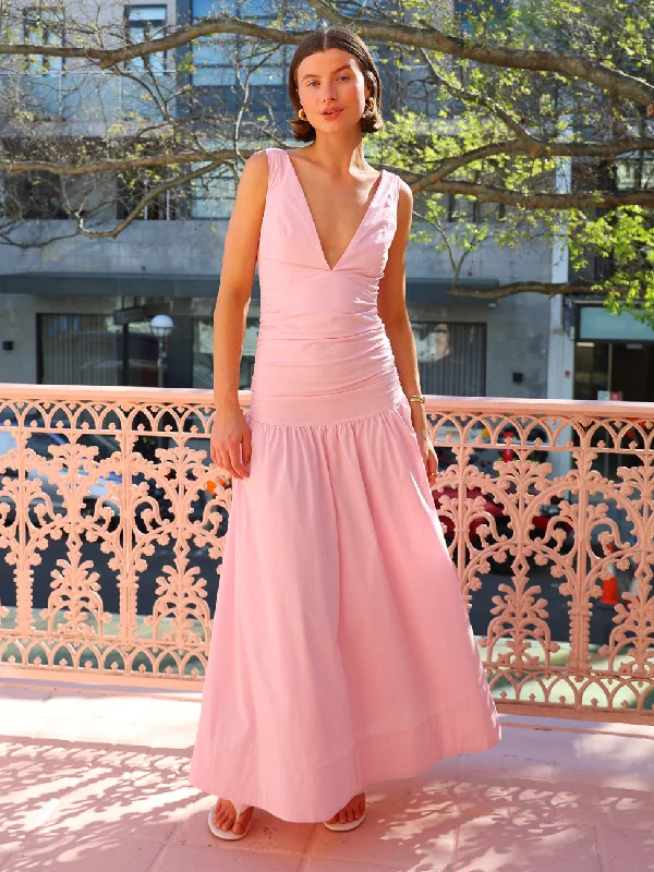 Exclusive Savings By Nicola Bowie Maxi Dress in Marshmellow