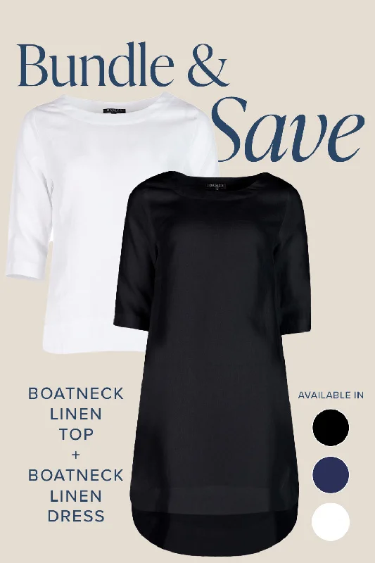 New Deals The Boatneck Top & Dress Bundle