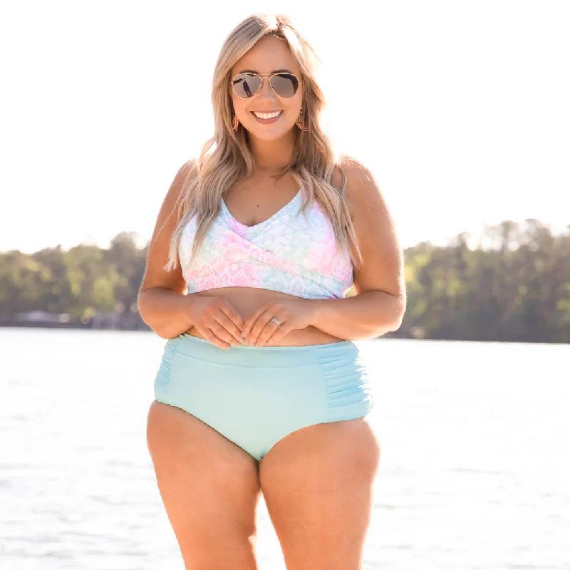 Closeout Oceans Of Love Swim Bottom, Mint