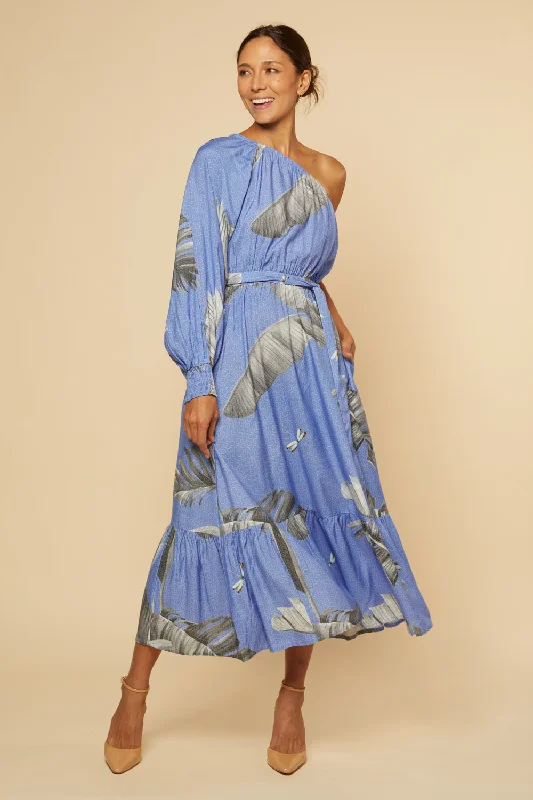 Savings Event Lou Lou One Shoulder Dress in Whitsundays